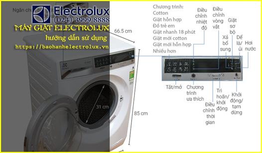 Hướng dẫn sử dụng máy giặt Electrolux