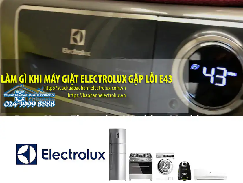 Máy giặt Electrolux lỗi E43