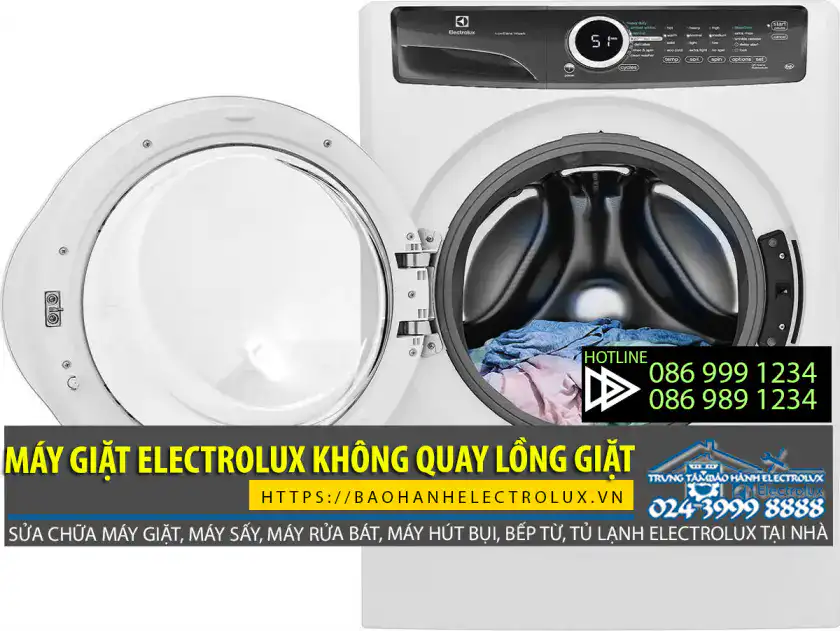 Máy giặt Electrolux không quay lồng giặt