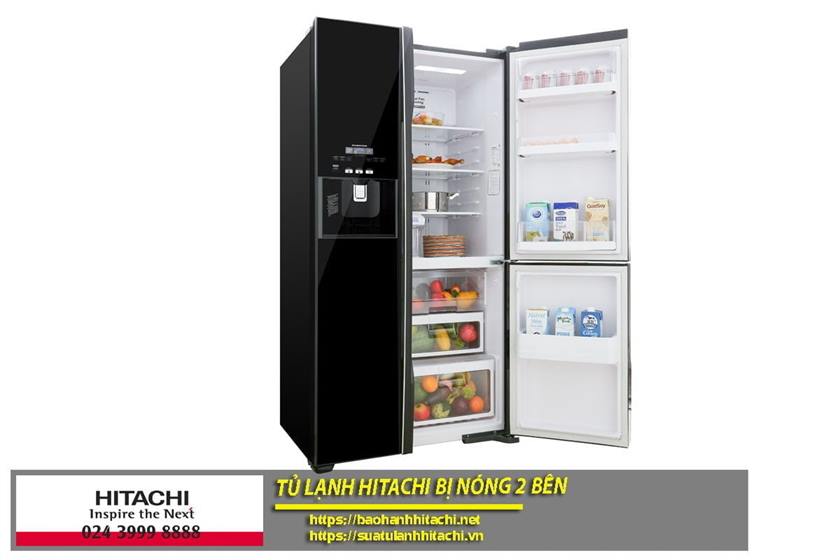 Lý do vì sao hai bên tủ lạnh Hitachi bị nóng