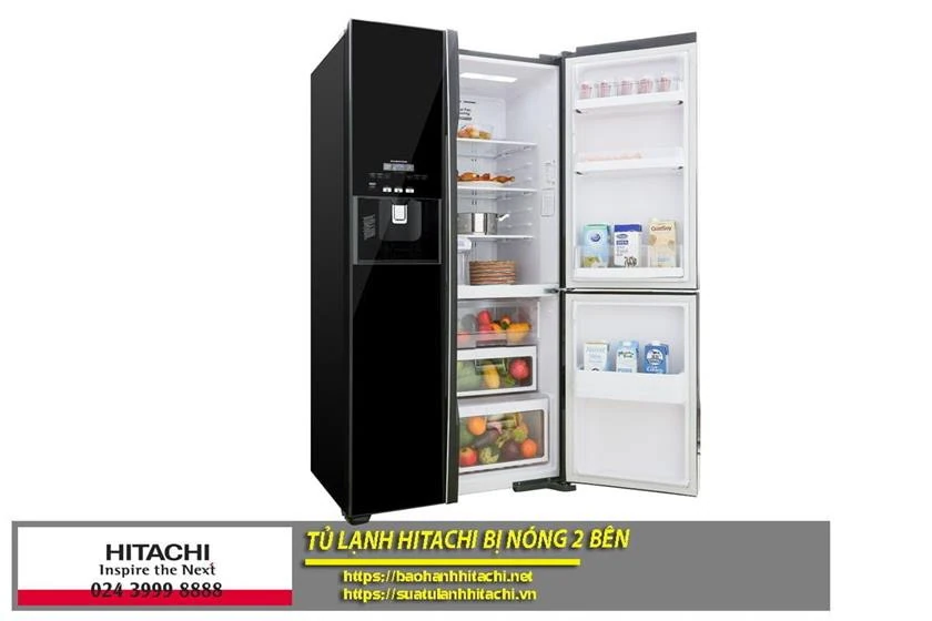Lý do vì sao hai bên tủ lạnh Hitachi bị nóng