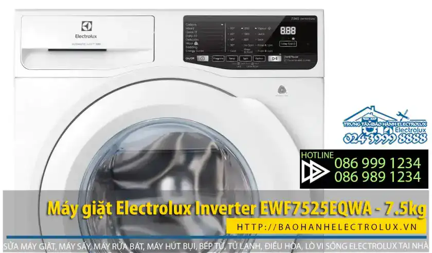 Máy giặt Electrolux Inverter EWF7525EQWA