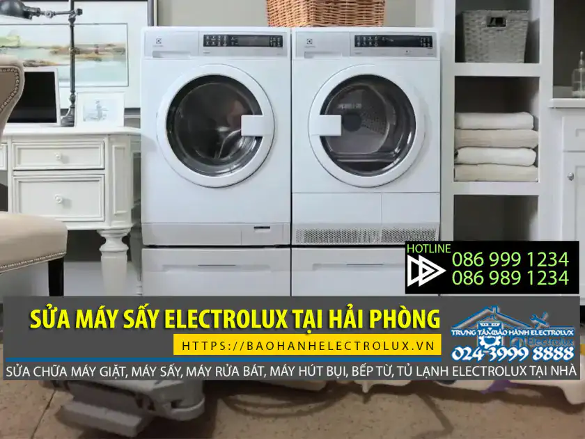 Sửa máy sấy Electrolux tại Hải Phòng