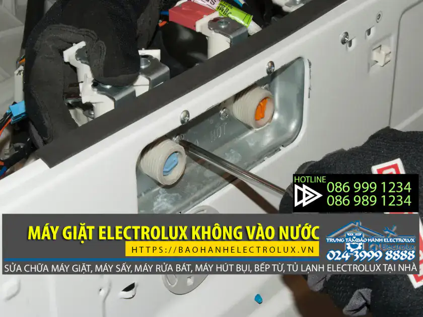 Máy giặt Electrolux không vào nước, không cấp nước
