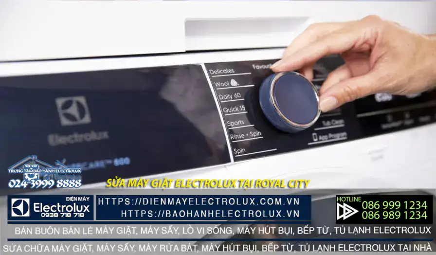 Sửa máy giặt Electrolux tại Royal City