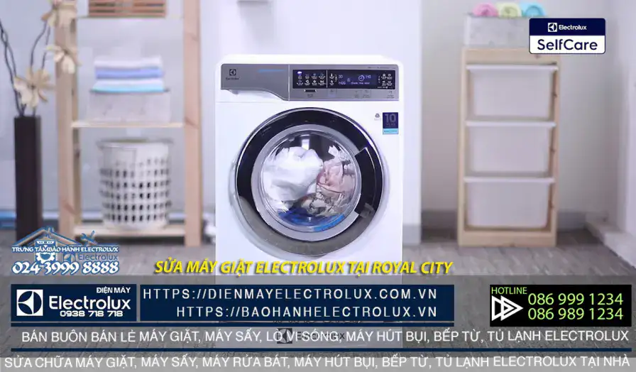 Sửa máy giặt Electrolux tại Royal City