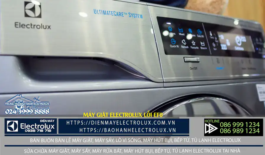 Máy giặt Electrolux lỗi EF0