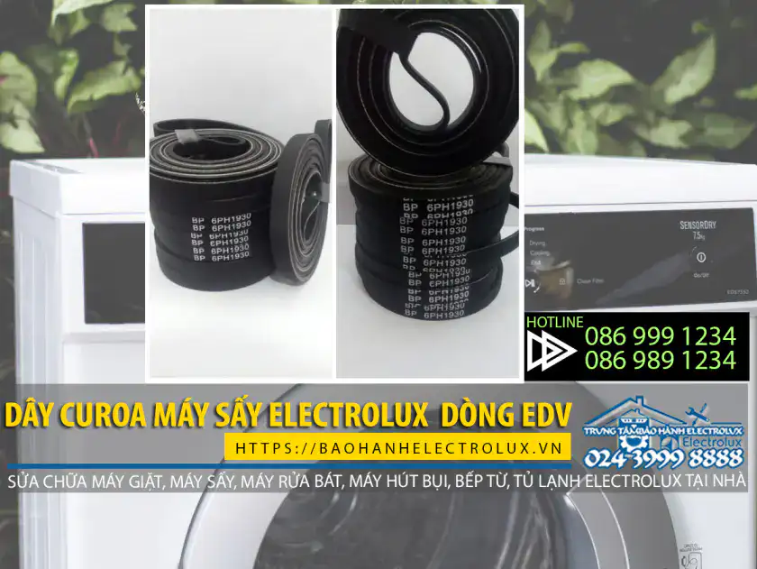 Thay dây curoa máy sấy Electrolux