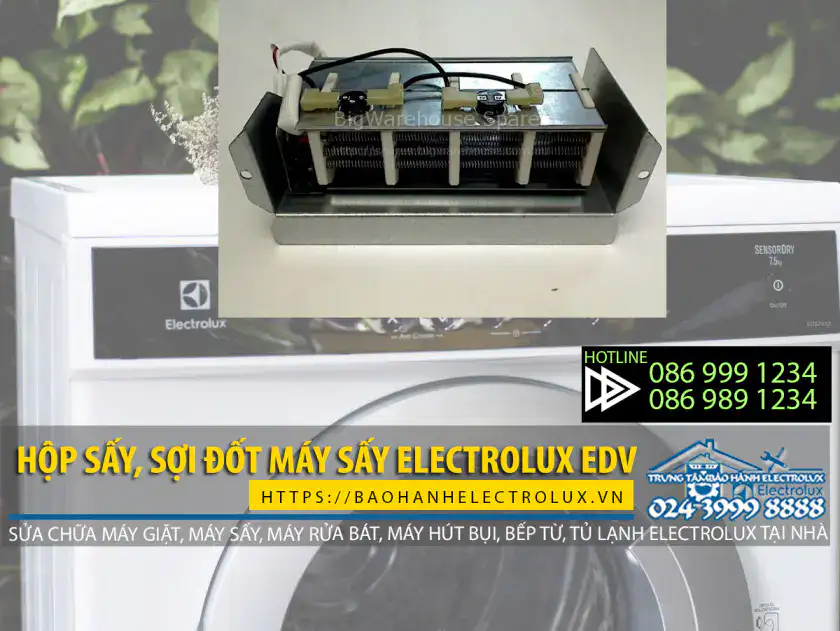 Hộp sợi đốt máy sấy Electrolux