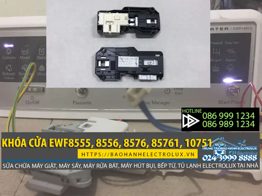 Công tắc cửa (khóa cửa) máy giặt Electrolux
