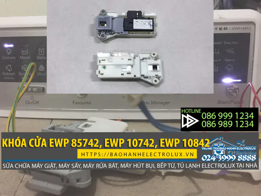 Công tắc cửa (khóa cửa) máy giặt Electrolux