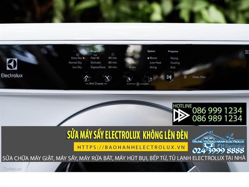 Trung tâm bảo hành Electrolux nhận sửa máy sấy eletrolux không lên đèn nhanh chóng