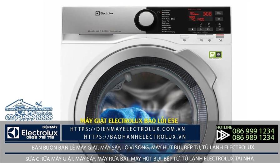 Máy giặt Electrolux báo lỗi E5E