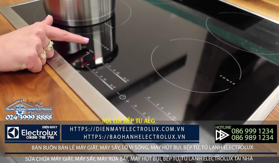 Mã lỗi bếp từ AEG