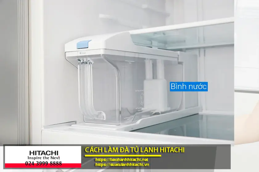 Bình nước làm lạnh máy lạnh Hitachi, linh kiện chính hãng, dễ dàng thay thế và bảo trì tại trung tâm bảo hành Hitachi.