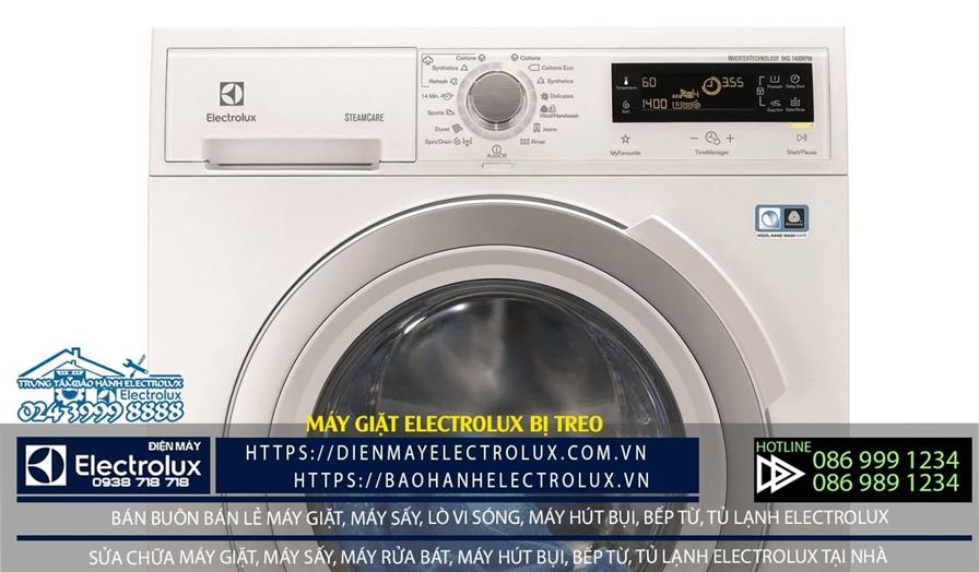 Máy giặt Electrolux bị treo