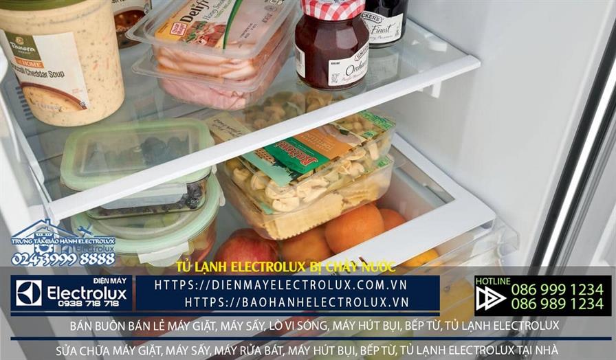 Xử lý tủ lạnh Electrolux bị chảy nước hiệu quả