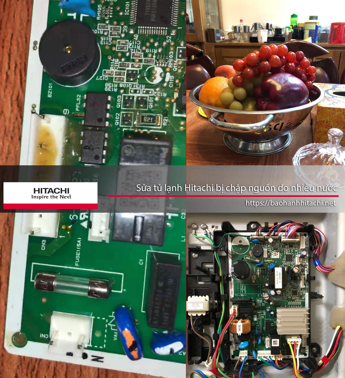 Làm gì khi tủ lạnh Hitachi không vào điện