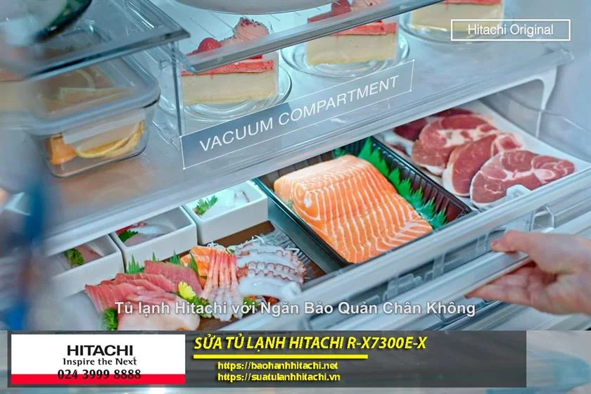 Sửa tủ lạnh Hitachi R-X7300E-X
