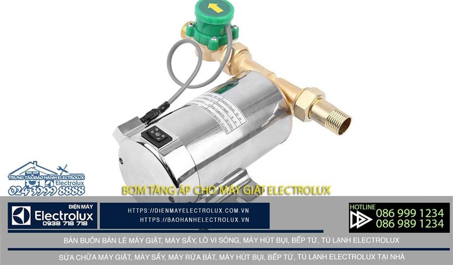 Bơm tăng áp cho máy giặt dùng có lợi ích gì?