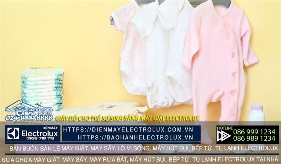 Có thể giặt đồ cho trẻ sơ sinh bằng máy giặt được không