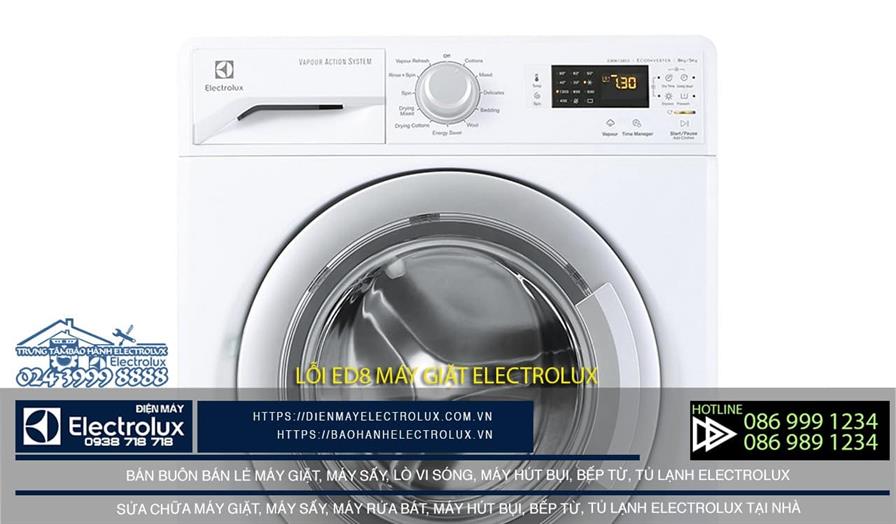 Máy giặt Electrolux lỗi ed8