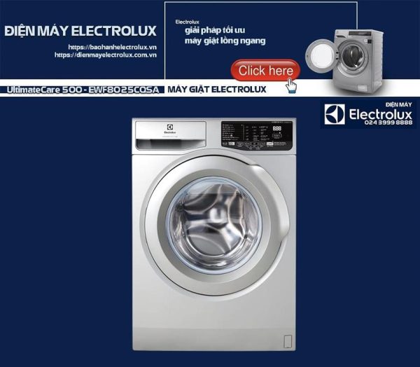 Máy giặt Electrolux 8kg UltimateCare 500 - EWF8025CQSA