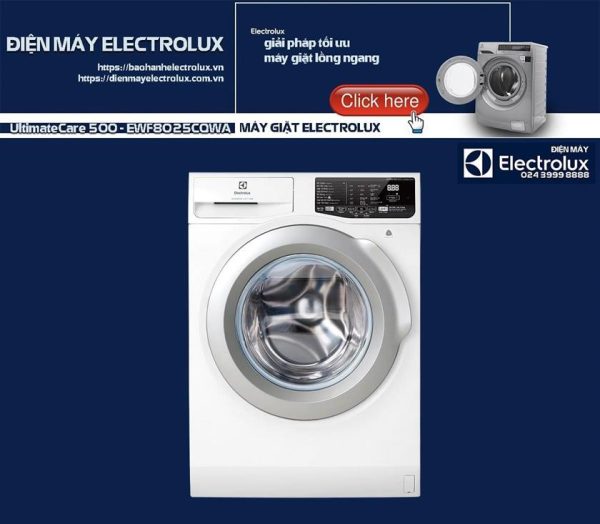 Máy giặt Electrolux 8kg UltimateCare 500 - EWF8025CQWA