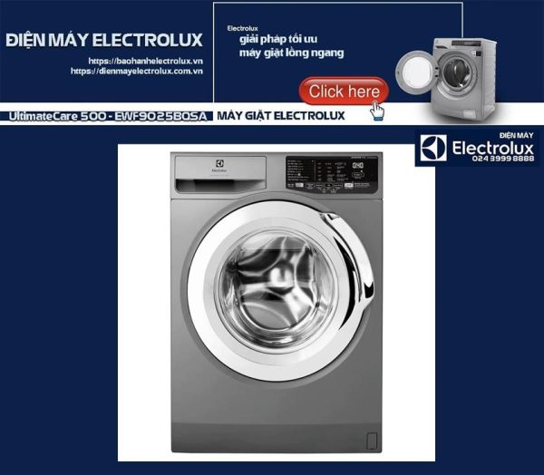Máy giặt Electrolux 9kg UltimateCare 500 - EWF9025BQSA