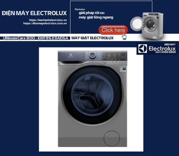 Máy giặt Electrolux 9.5 kg UltimateCare 800 - EWF9523ADSA
