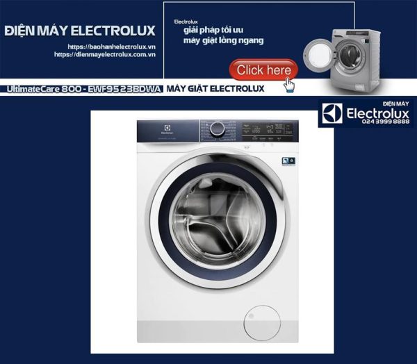Máy giặt Electrolux 9.5 kg UltimateCare 800 - EWF9523BDWA