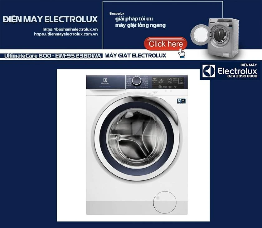 Electrolux máy giặt tiên tiến, thiết kế gọn nhẹ, tiết kiệm điện năng, phù hợp cho gia đình, dịch vụ sửa chữa điện lạnh tại Nguyễn Dương.