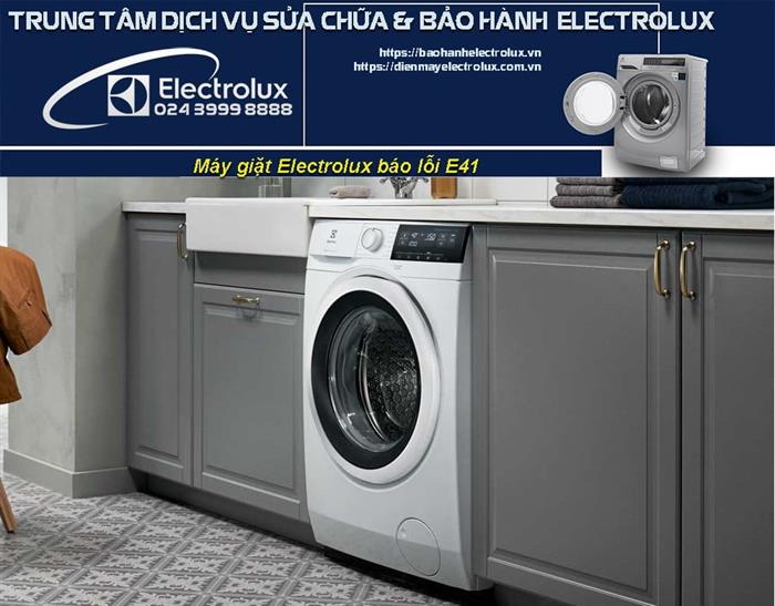 Máy giặt Electrolux báo lỗi E41