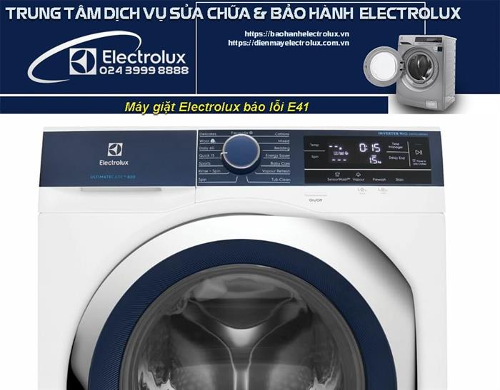 Máy giặt Electrolux báo lỗi E41