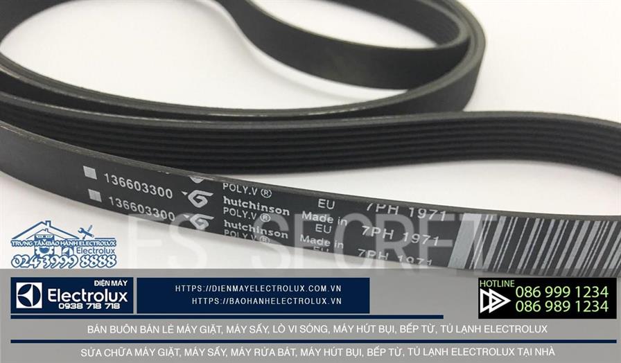 Thay dây curoa máy sấy Electrolux