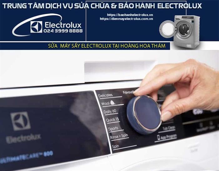 Sửa máy sấy Electrolux tại Hoàng Hoa Thám