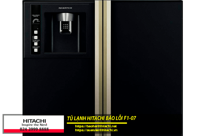 Tủ lạnh Hitachi báo lỗi f1-07