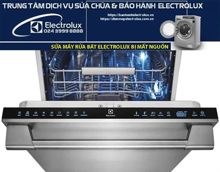 Máy rửa bát Electrolux bị mất nguồn