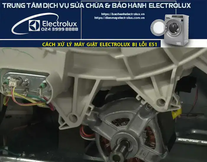 Máy giặt Electrolux báo lỗi e51