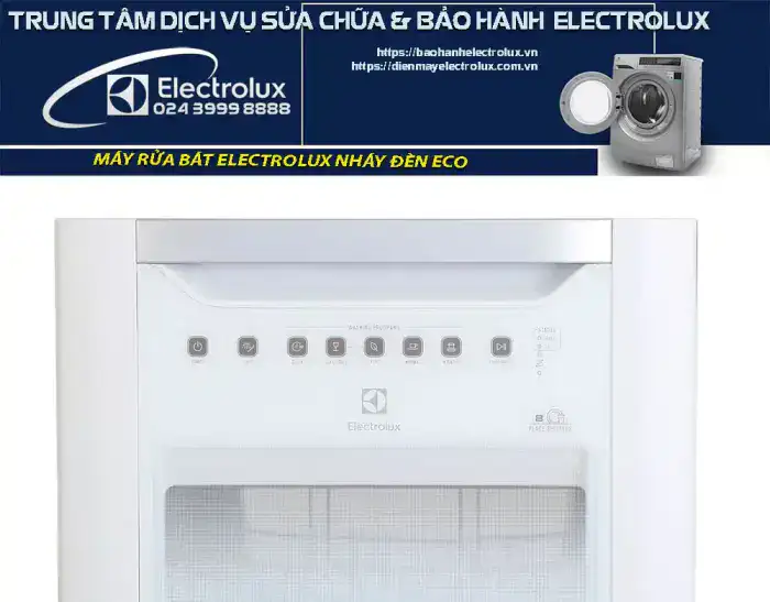 Máy rửa bát Electrolux nháy đèn Eco