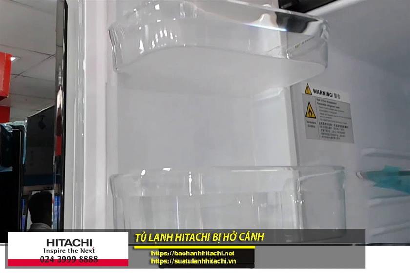 Tủ lạnh Hitachi bị hở cánh