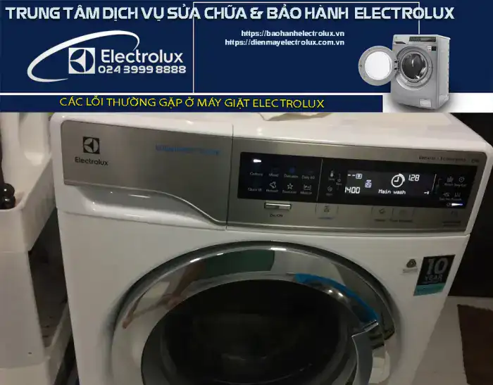 Các lỗi thường gặp ở máy giặt Electrolux