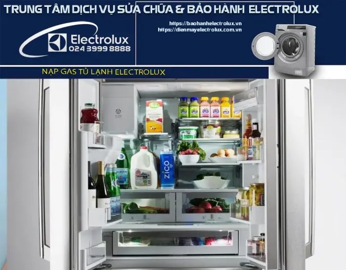 Thay gas tủ lạnh Electrolux