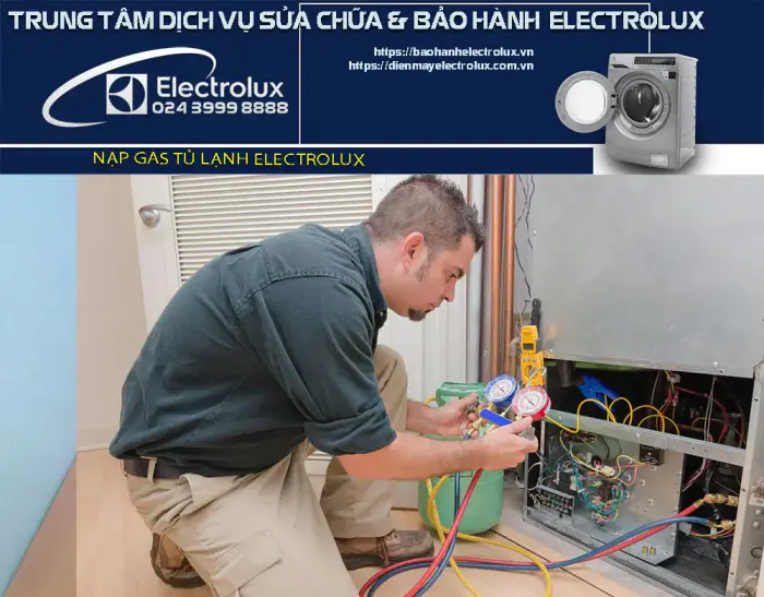 Thay gas tủ lạnh Electrolux