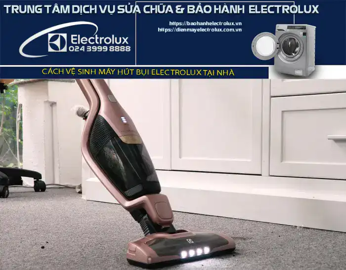 Cách vệ sinh máy hút bụi Electrolux
