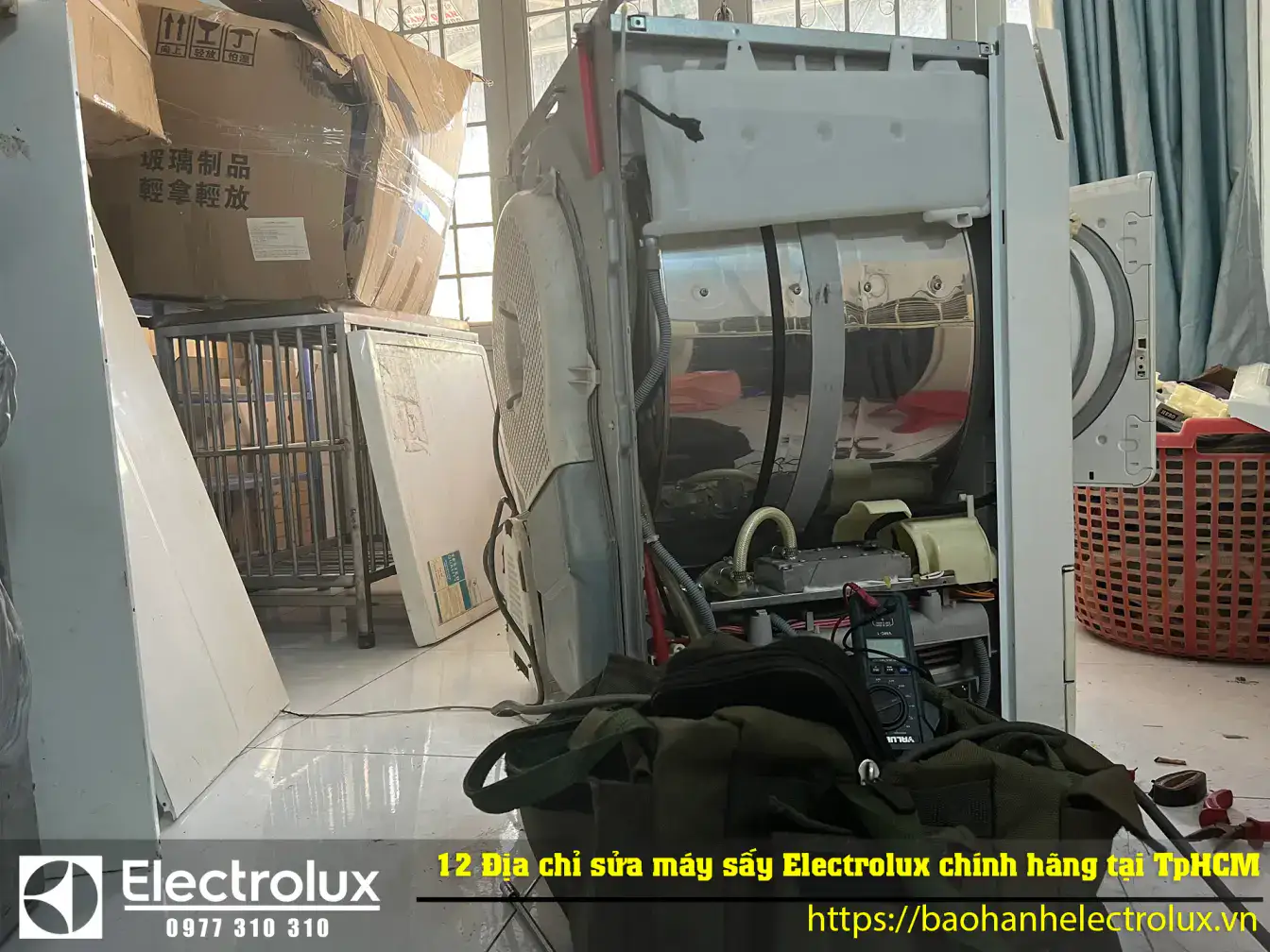 12 Địa chỉ sửa máy sấy Electrolux Uy tín tại TpHCM