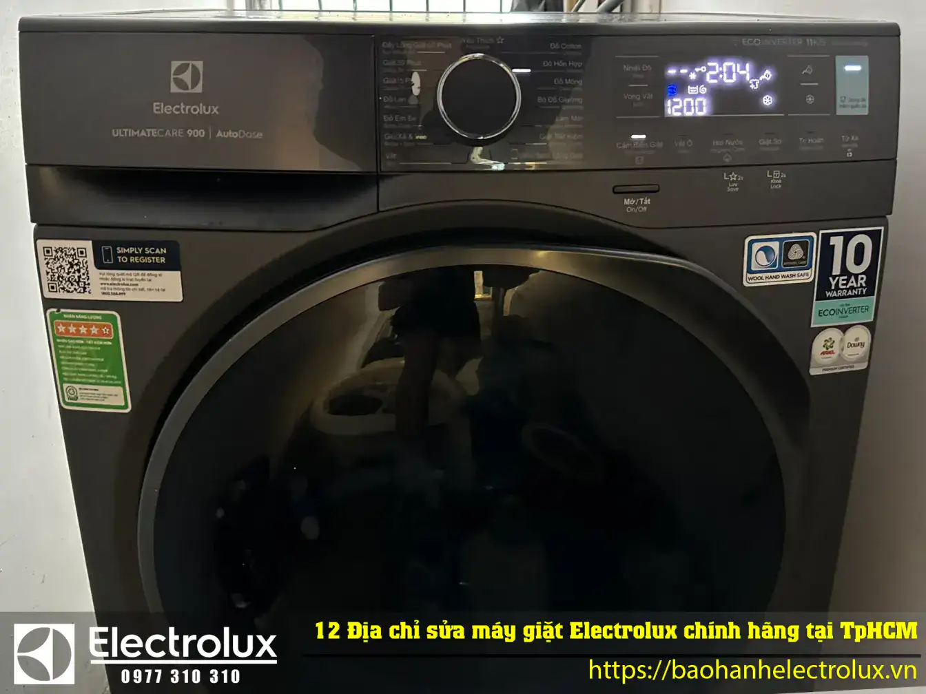 12 Địa chỉ sửa máy giặt Electrolux uy tín nhất, Uy tín tại TpHCM