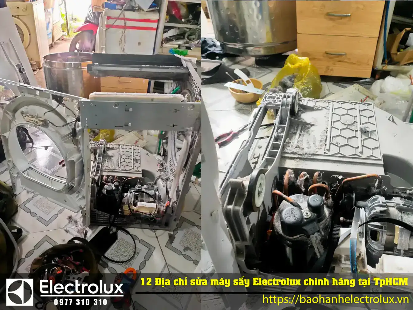 12 Địa chỉ sửa máy sấy Electrolux Uy tín tại TpHCM