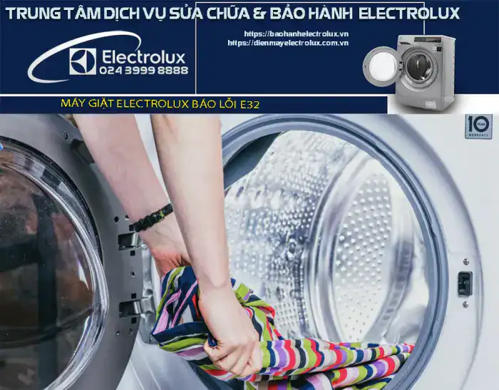 Máy giặt Electrolux báo lỗi E32