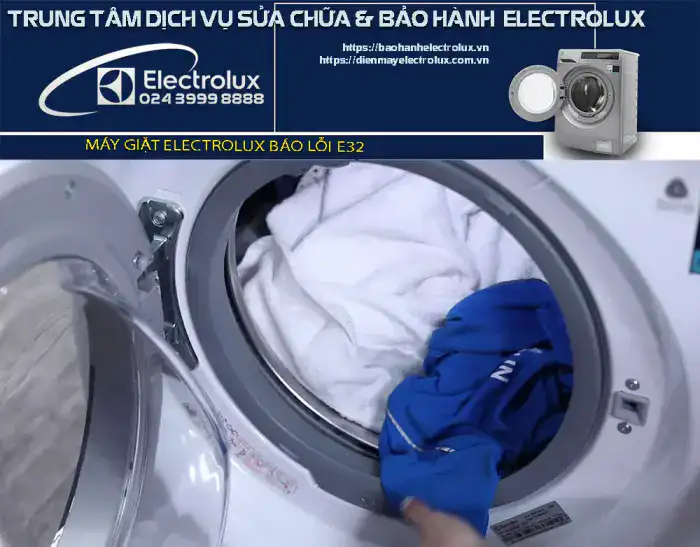 Máy giặt Electrolux báo lỗi E32